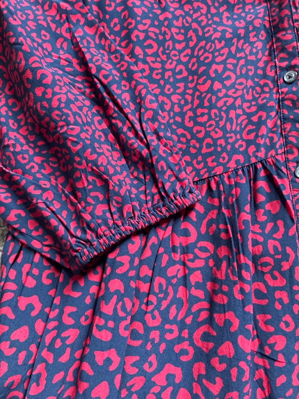 Vineyard Vines leopard tiered dress, size medium, NWT - Picture 2 of 5